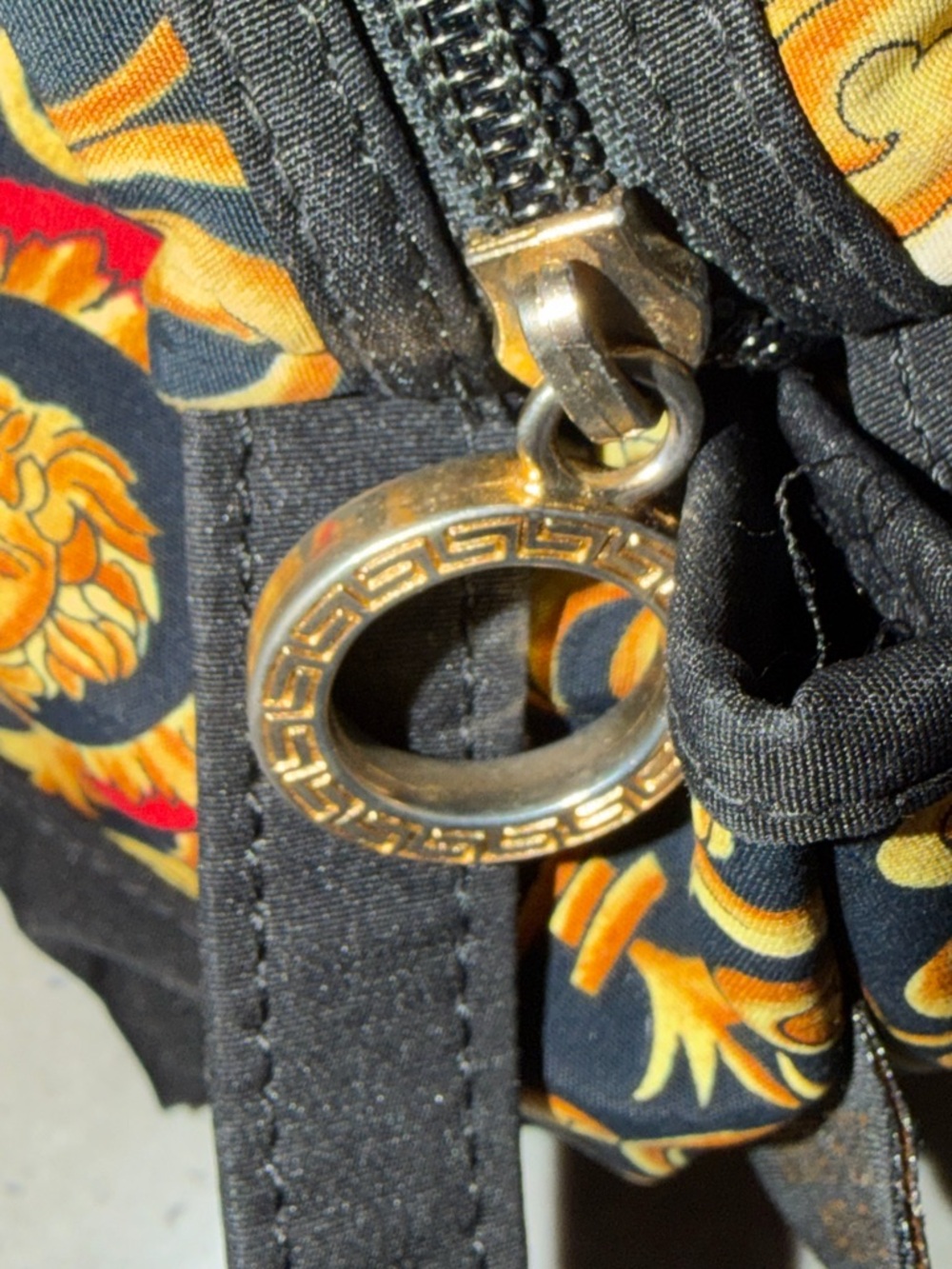 Versace Black Gold Baroque Cosmetic Pouch *Authentic* - Picture 2 of 4